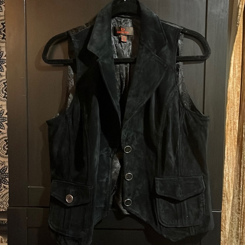 Leather vest